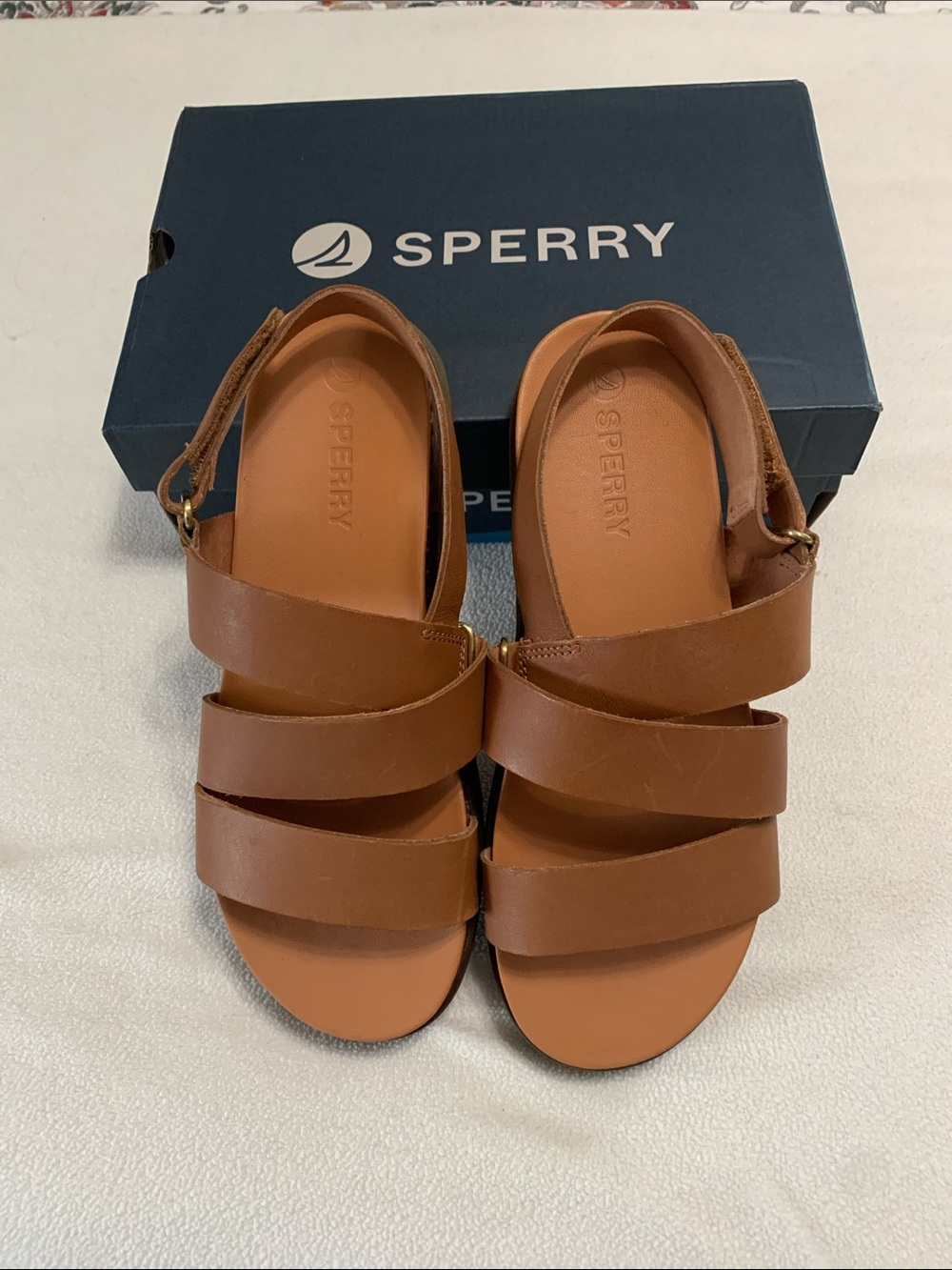 Sperry Cami Flatform Sandals in Tan